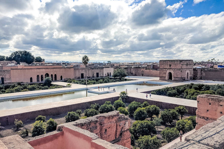 Eine der schönsten und größten Templanlagen in Marrakesch