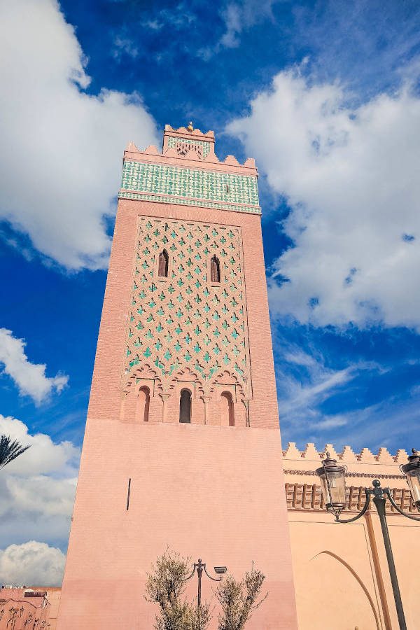 Das sind die Türme der Araber in Marrakesch, beeindruckende Bauwerke
