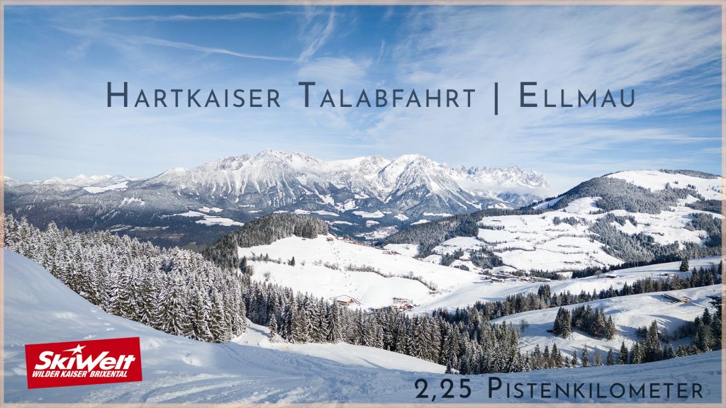 Hartkaiser Talabfahrt in Ellmau | SkiWelt Wilder Kaiser