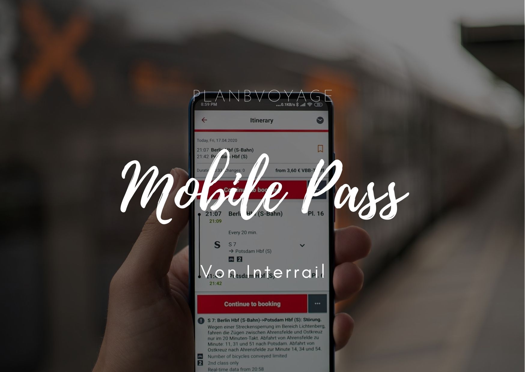 Wie funktioniert der Mobile Pass von Interrail?