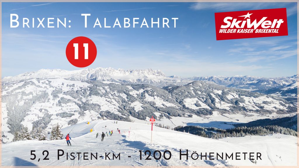 Talabfahrt 11 Kandleralm Brixen im Thale | SkiWelt Wilder Kaiser